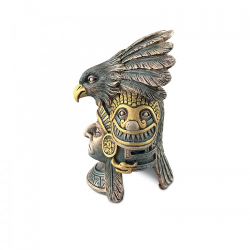 Figura para terrario - caballero águila azteca