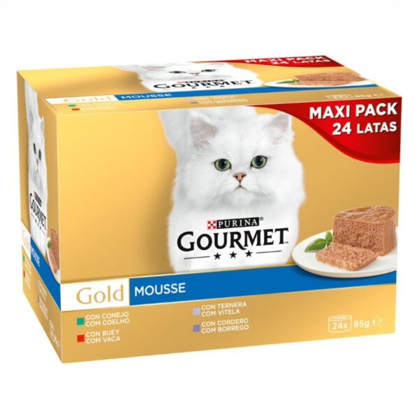 PURINA® GOURMET® GOLD Mousse MultiVariedad 24*85gr