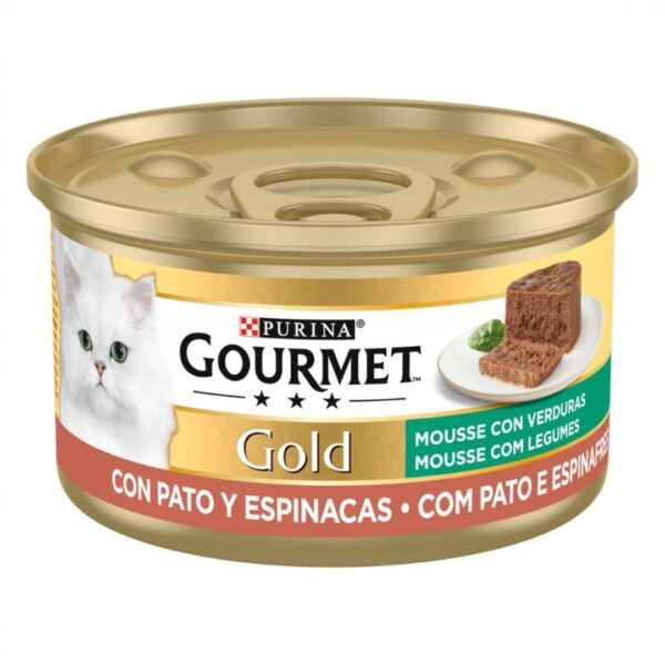 GOURMET GOLD MOUSSE PATO ESPINACAS 85GR