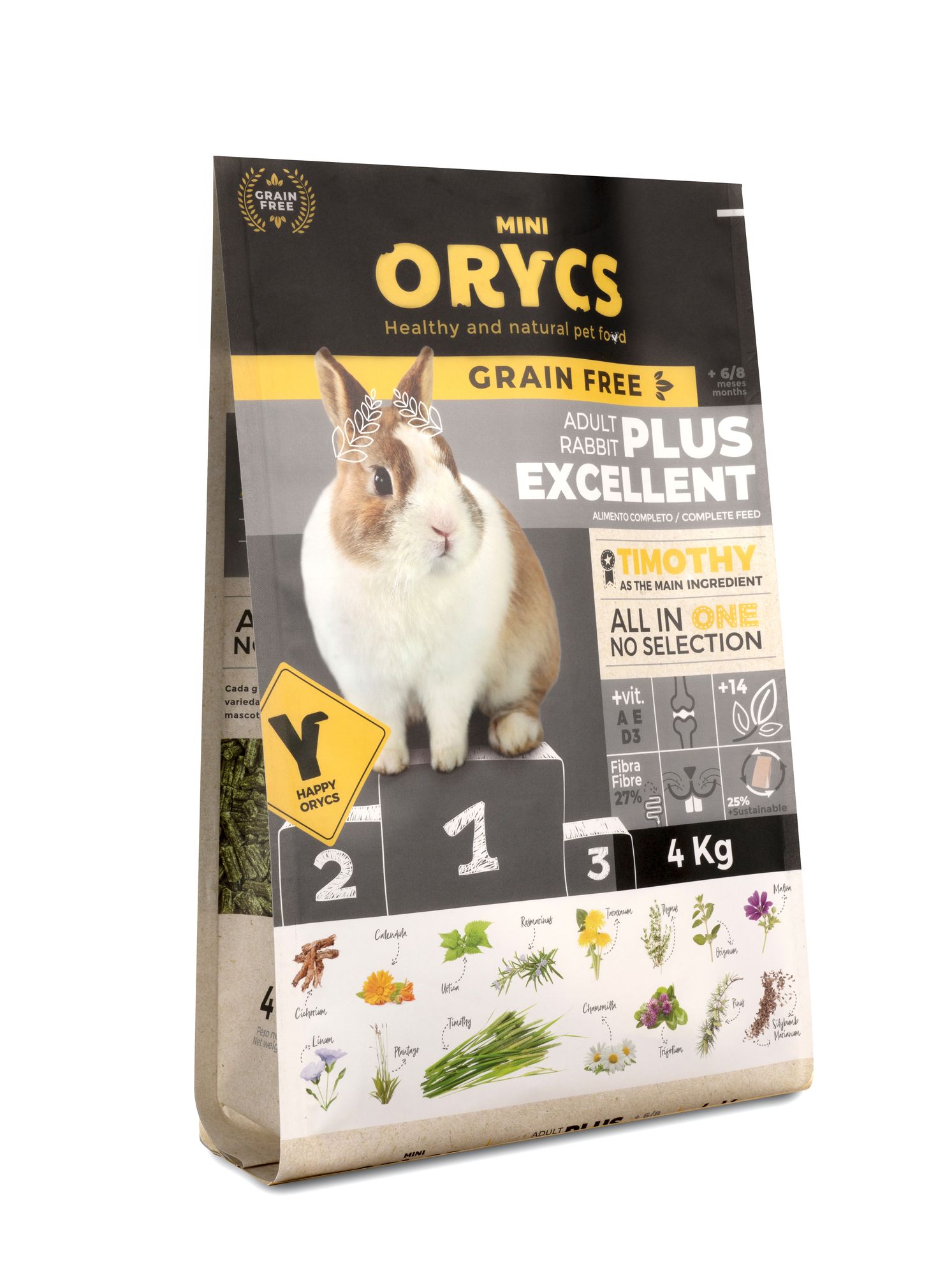 ORYCS ADULT PLUS- PREVENT CONEJO 4kg