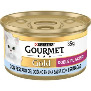 GOURMET GOLD PESCADO OCEANO Y ESPINACAS 85GR