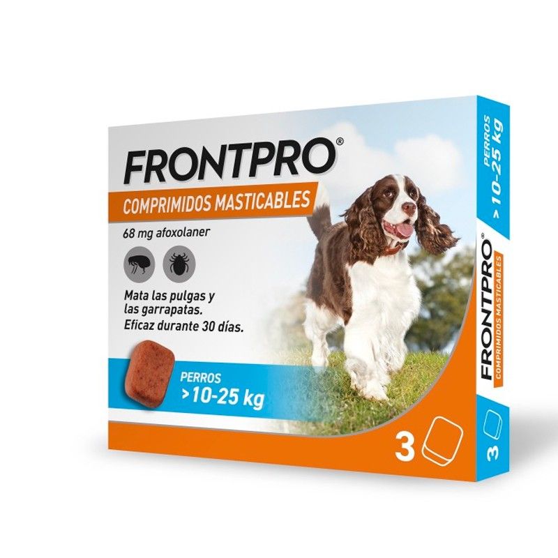FRONTPRO MASTICABLE 68mg 10-25kg L 3cp
