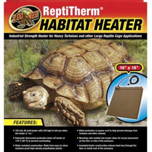 ZOOMED REPTITHERM HABITAT HEATER CALENTADOR RH-20