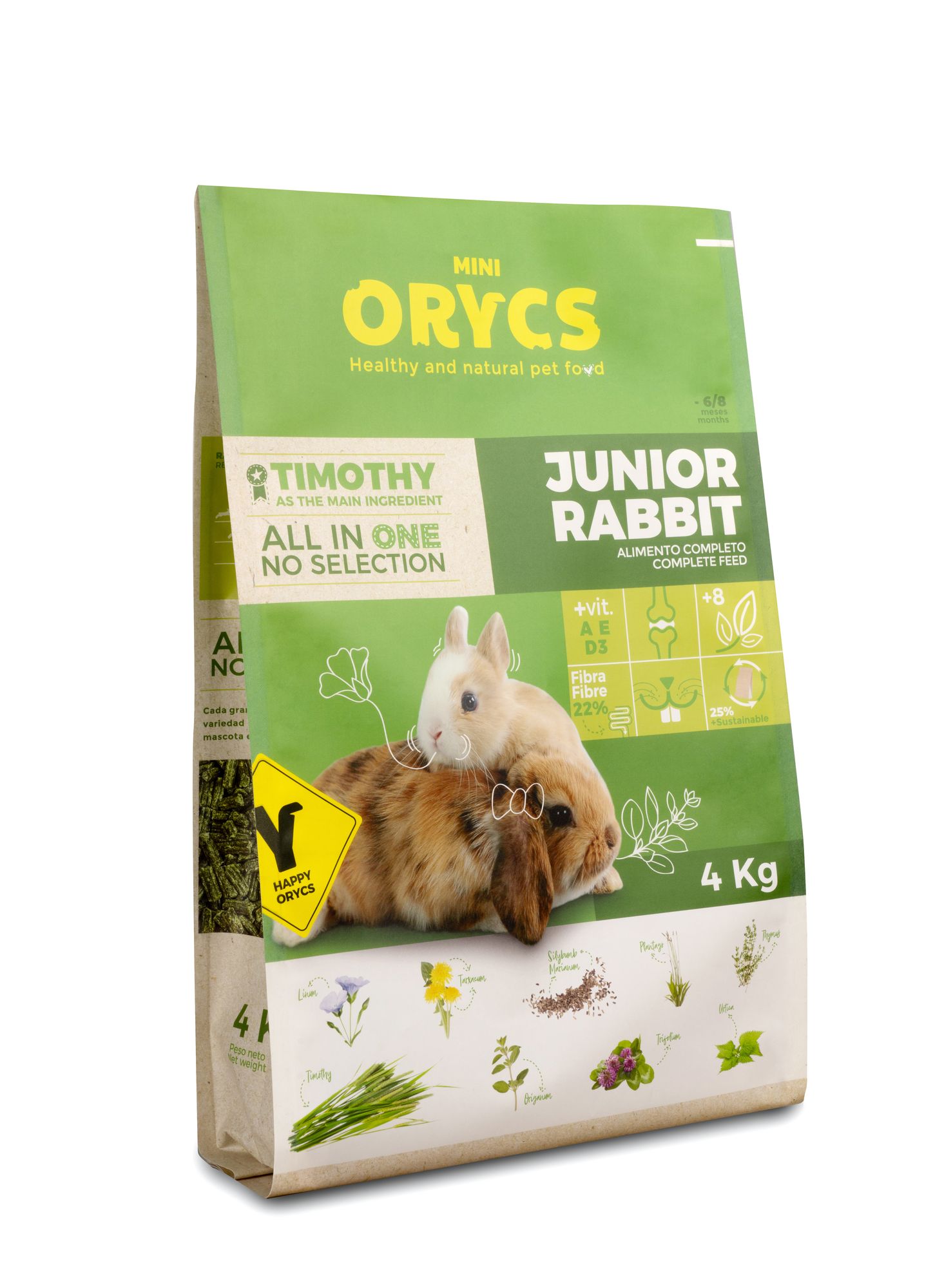 ORYCS JUNIOR CONEJO 4kg