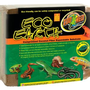 ZOOMED Eco Earth COMPRESSED  7-8 L Coco Fibre Substrate PACK 3 und
