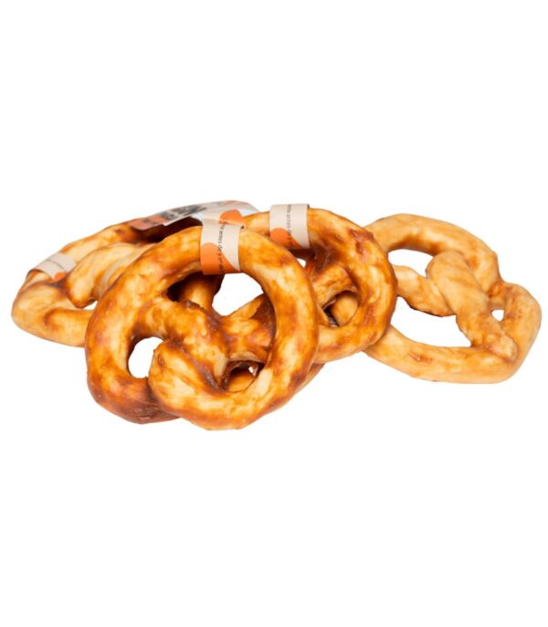 WUAPU SNACK POLLO C/COLAGENO PRETZEL 50gr - Imagen 2