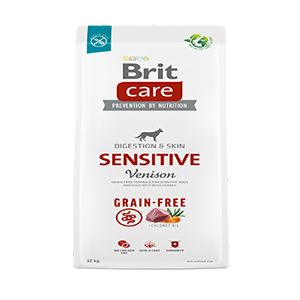 BRIT CARE PERRO ADULTO GRAIN FREE SENSITIVE CON VENADO 3Kg