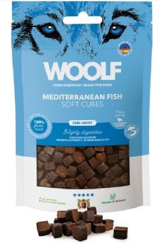 Woolf Semihumedo Monoproteico Pescado 100gr
