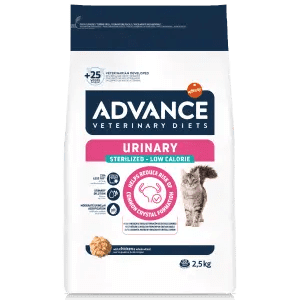 VETERINARY DIETS - URINARY STERILIZED LOW CALORIE 2.5 Kg