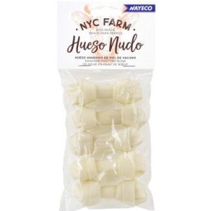 NYC HUESO NUDO BLANCO 7.5cm 5 huesitos
