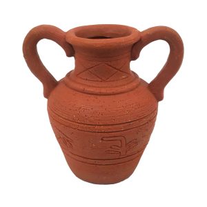 Jarra 2 asas con detalles 8.5x6.3x9 cm