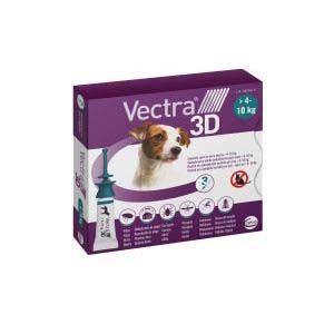 VECTRA 3D PERROS 4-10KG 1PIPETA