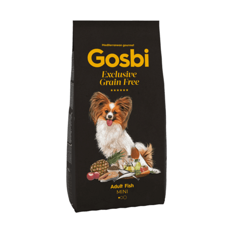 GOSBI EXCLUSIVE GRAIN FREE ADULT FISH MINI 500gr