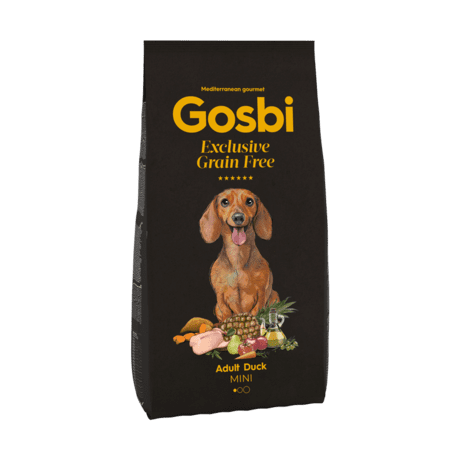 GOSBI EXCLUSIVE GRAIN FREE ADULT Duck MINI 2 Kg