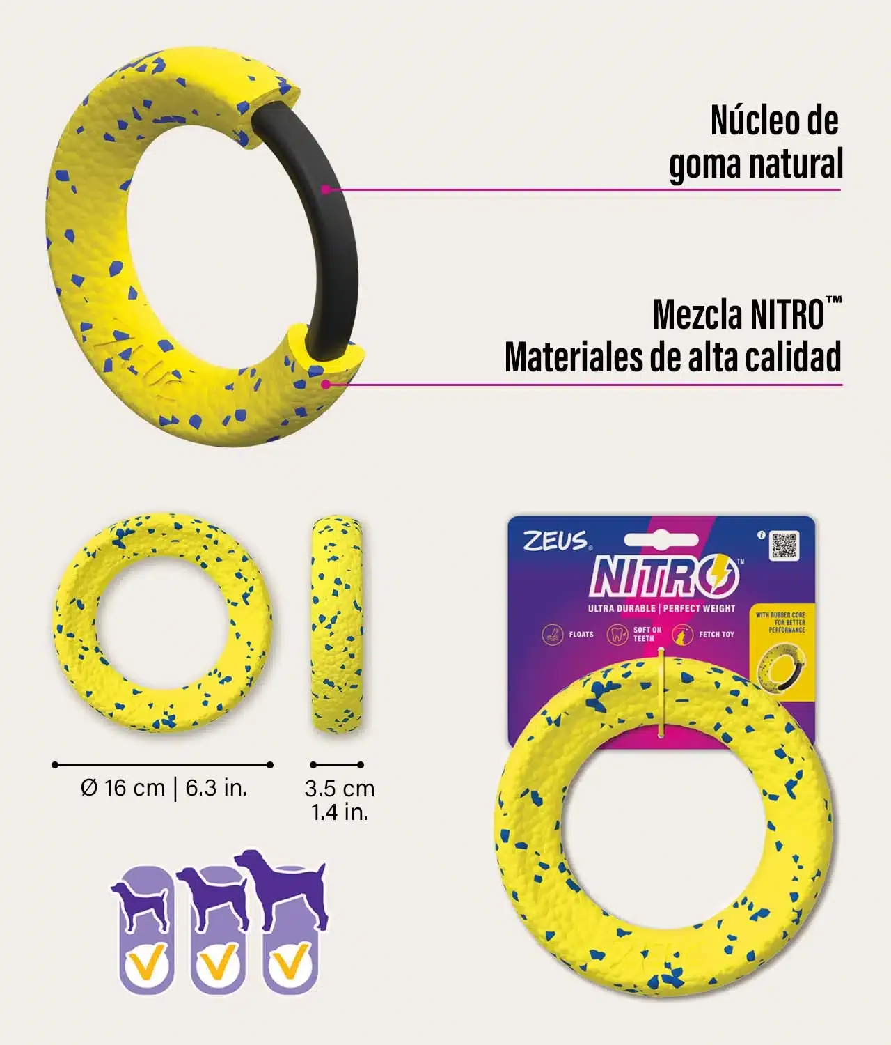 Zeus Nitro™ Anillo Lastrado, Ø16cm - Imagen 4