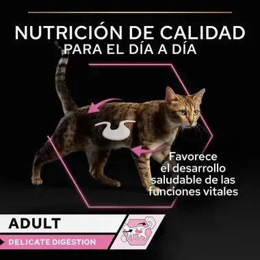 PURINA® PRO PLAN® Adulto Delicate Digestion con pavo y pescado del océano en salsa 10 x 85gr - Imagen 2