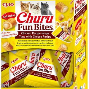 Churu CAT Fun Bites receta de atun con queso