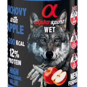 ALPHA SPIRIT ALIMENTO HÚMEDO BOQUERON CON MANZANA