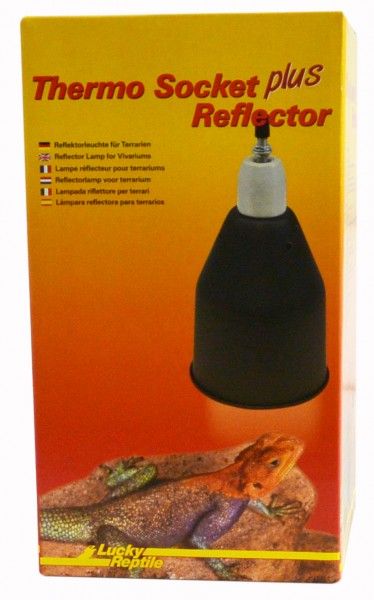 LUCKY REPTILE SOCKET LARGE BLACK HTR-2