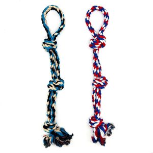 JUGUETE CUERDA ASA 3 NUDOS L 60cm 370gr