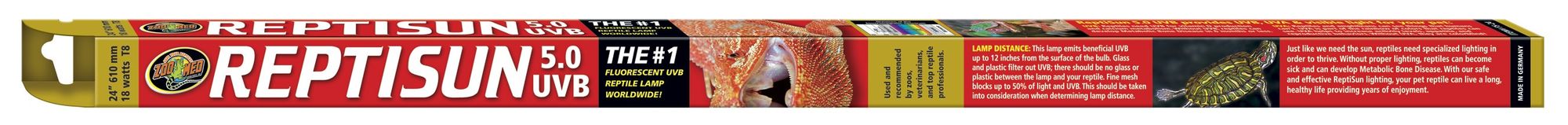 ZOOMED Reptisun 5.0 UVB 18w  60cm/26mm T8