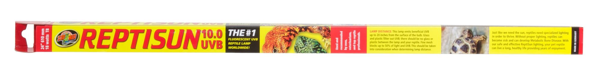 ZOOMED ReptiSun 10.0 UVB 18W; 60 cm/26mm T8