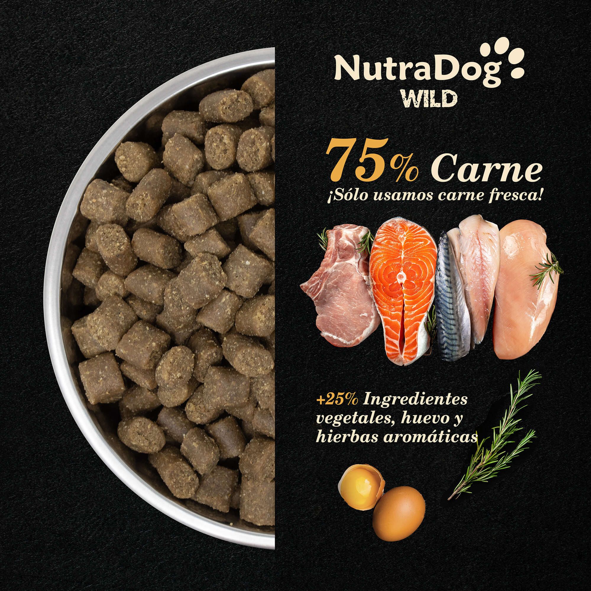 NutraDog Wild Salmón+pavo 2kg - Imagen 4