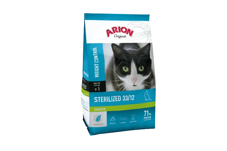 Arion Original Sterilized 33/12 Chicken 2kg
