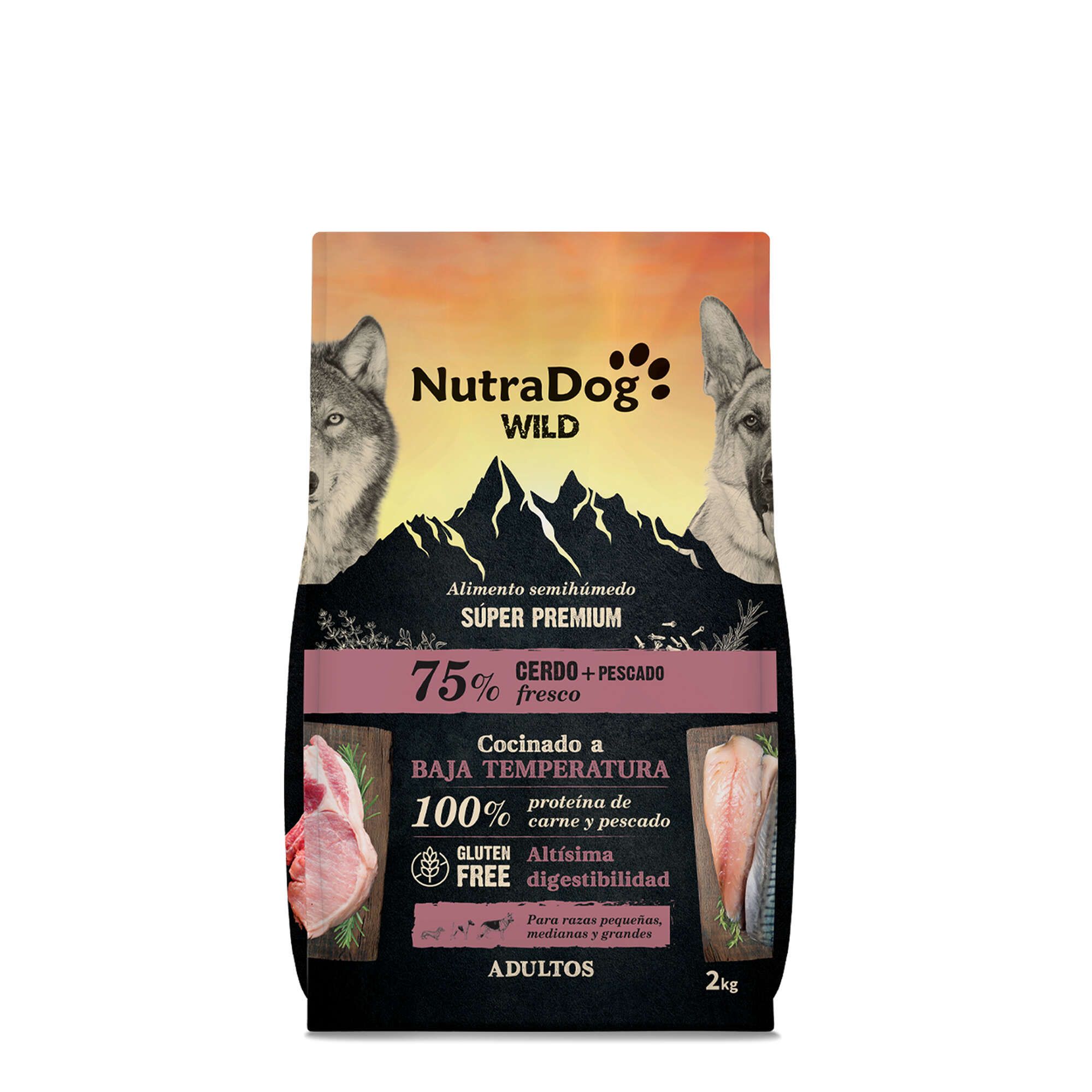 NutraDog Wild Cerdo+pescado 10kg