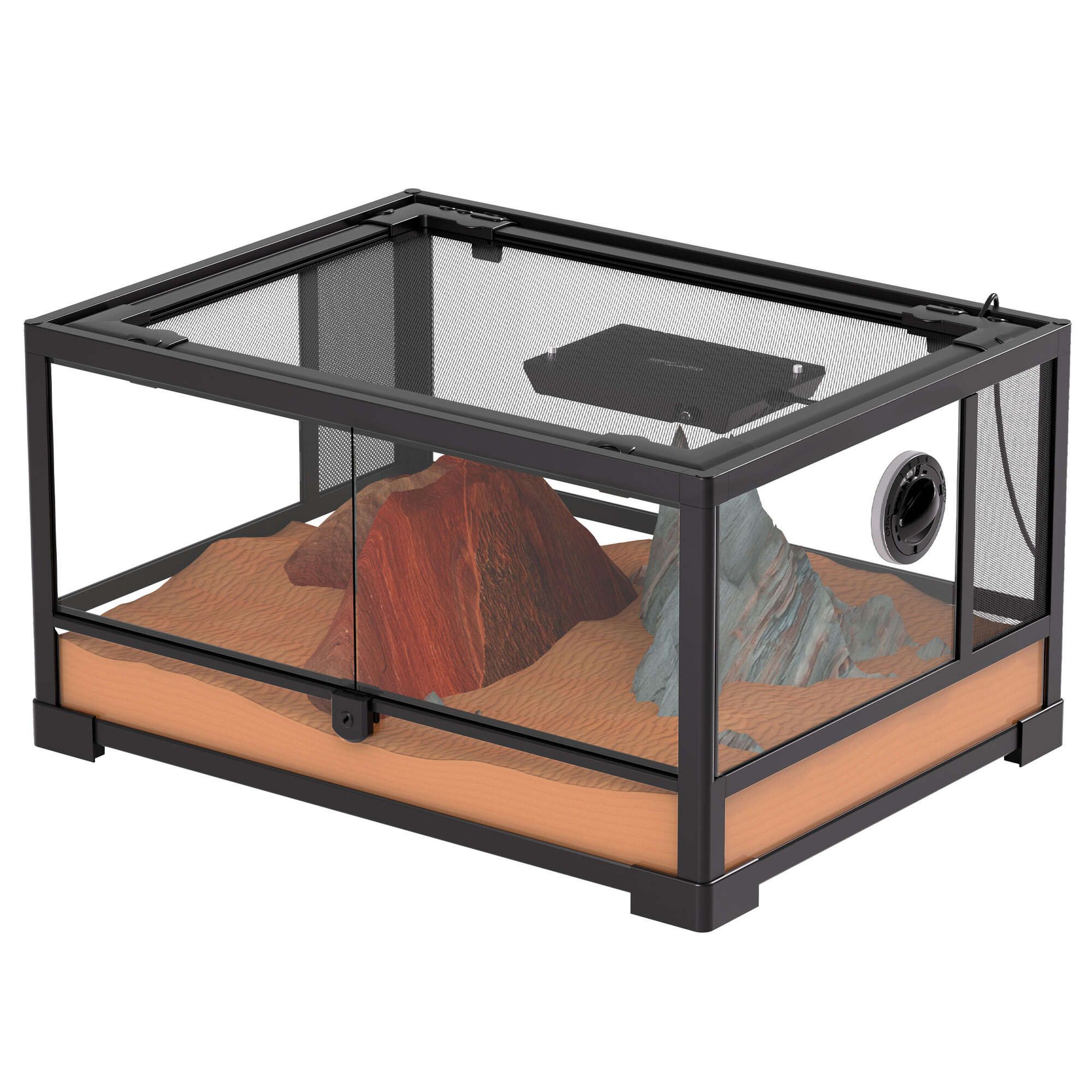 REPTIZOO Panel calefactor con ventilador 60W - Imagen 11